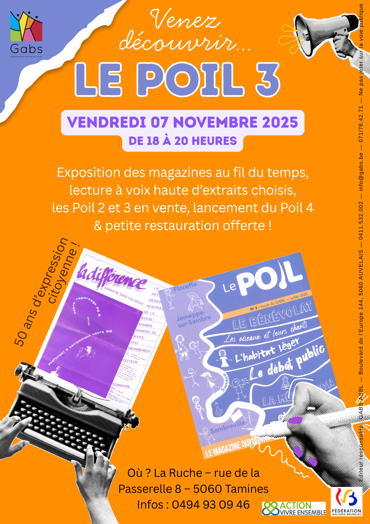07 nov – inauguration Poil 3
